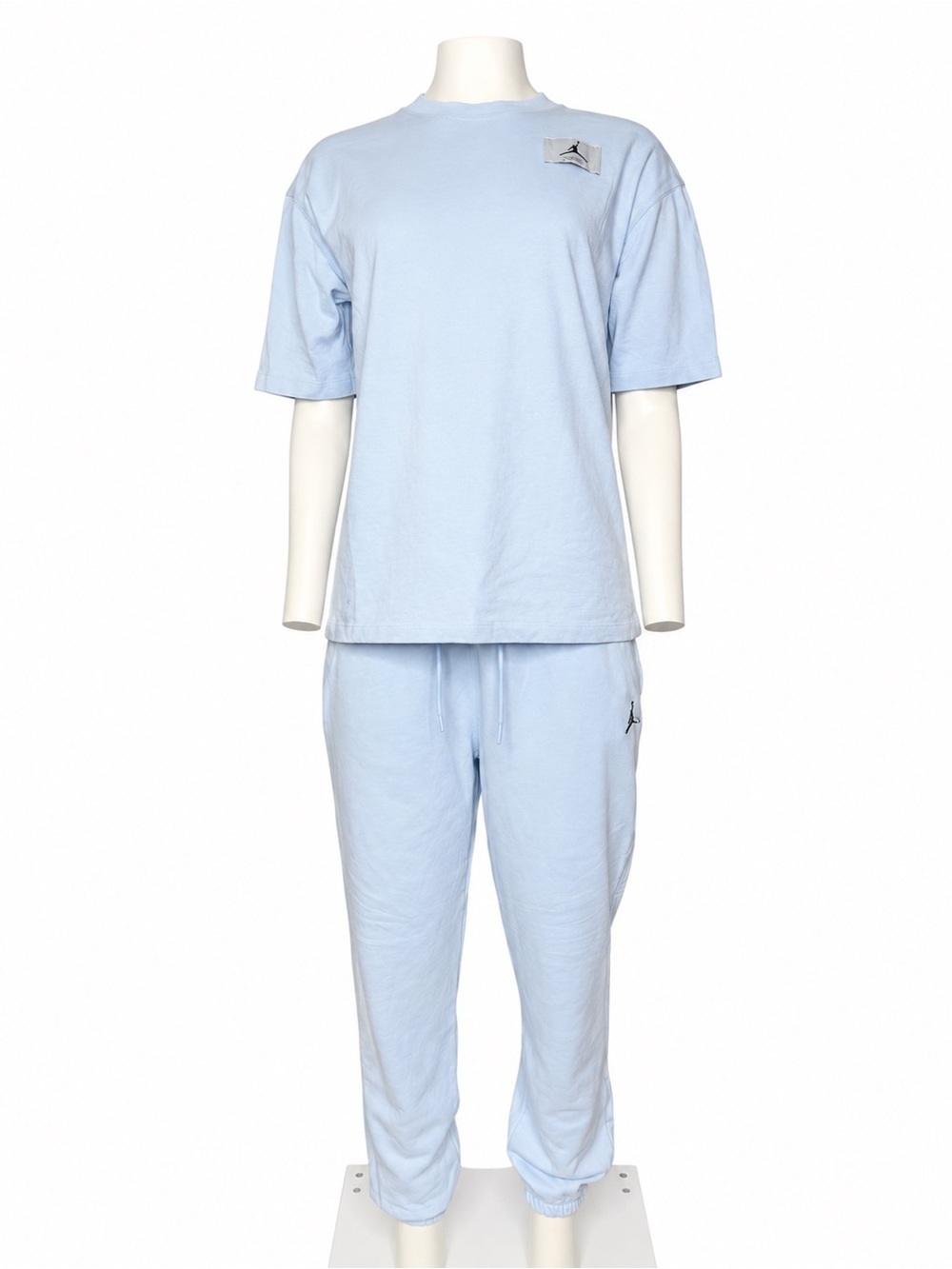 Jordan Light Blue 2-Piece Tee & Jogger Set Size S
